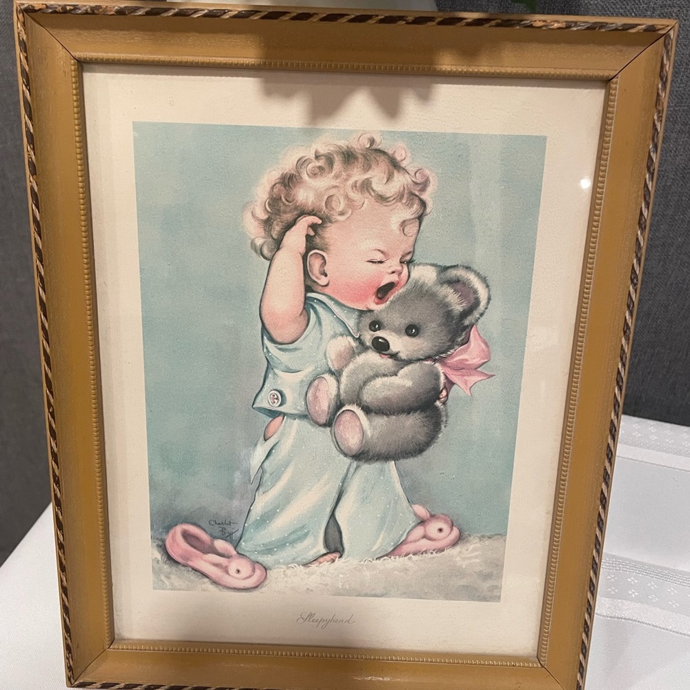 Cottagecore Sleepyhead Print by Charlot Byj  11x9